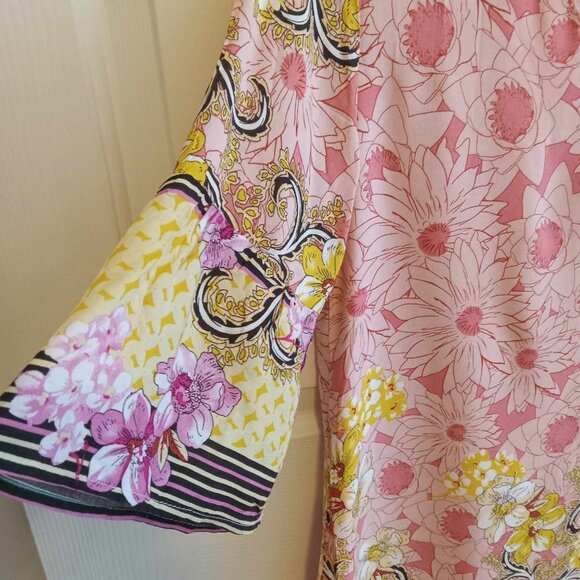 BELONGSCI V-Neck Bell Sleeve Mini Dress - Picture 5 of 9